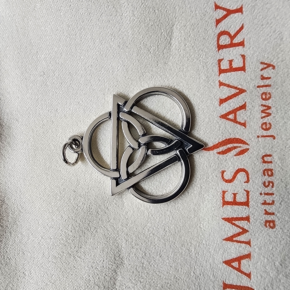 James Avery Silver Triquetra Pendant